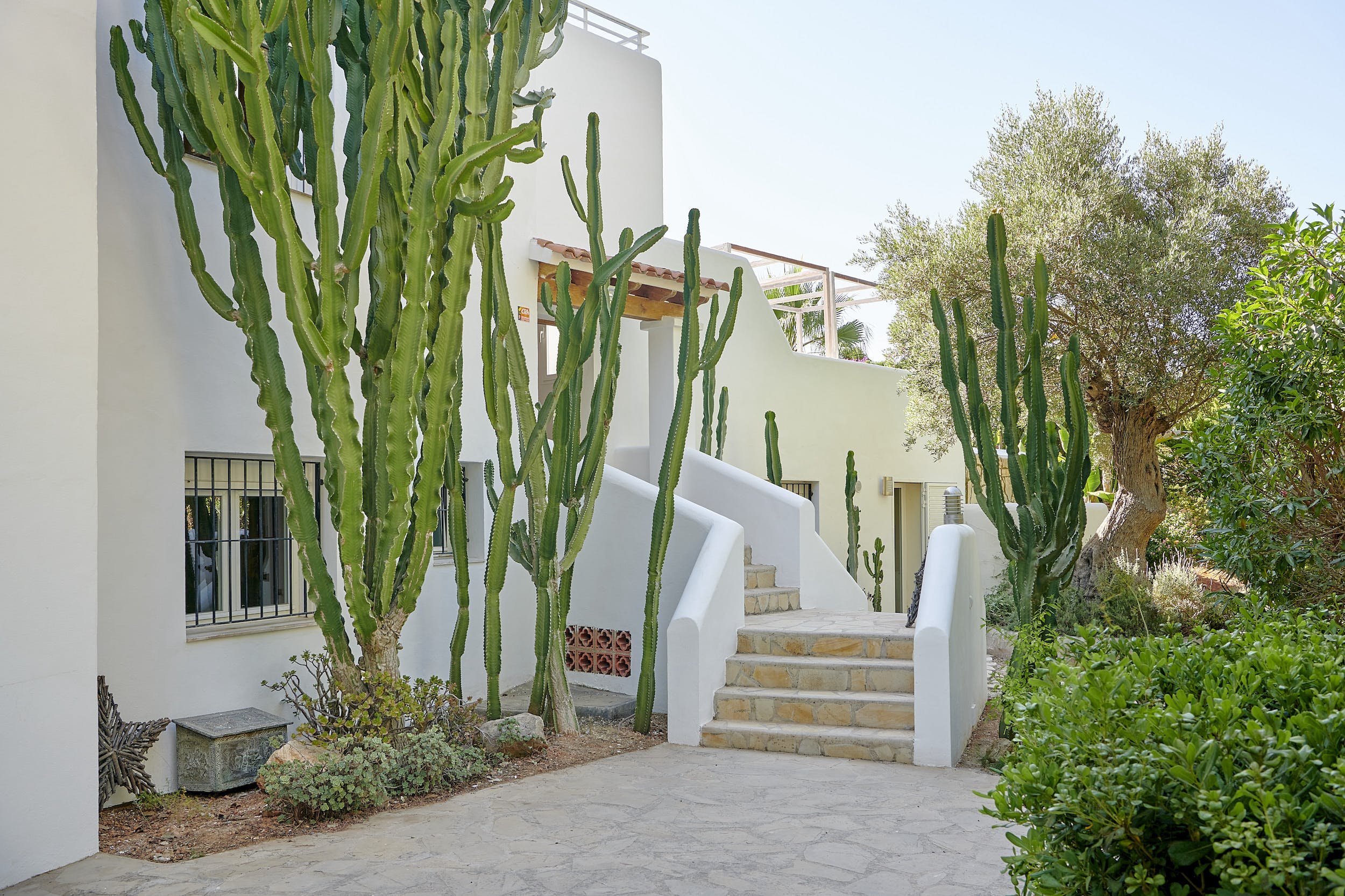 Resa Estates Ibiza for sale te koop Casa Rui Tourist license sta Eularia exterior stairs.jpg